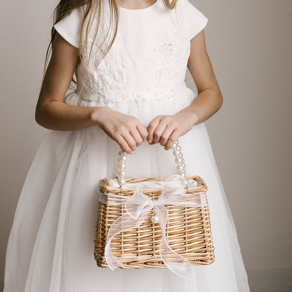Clementine Flower Girl Basket
